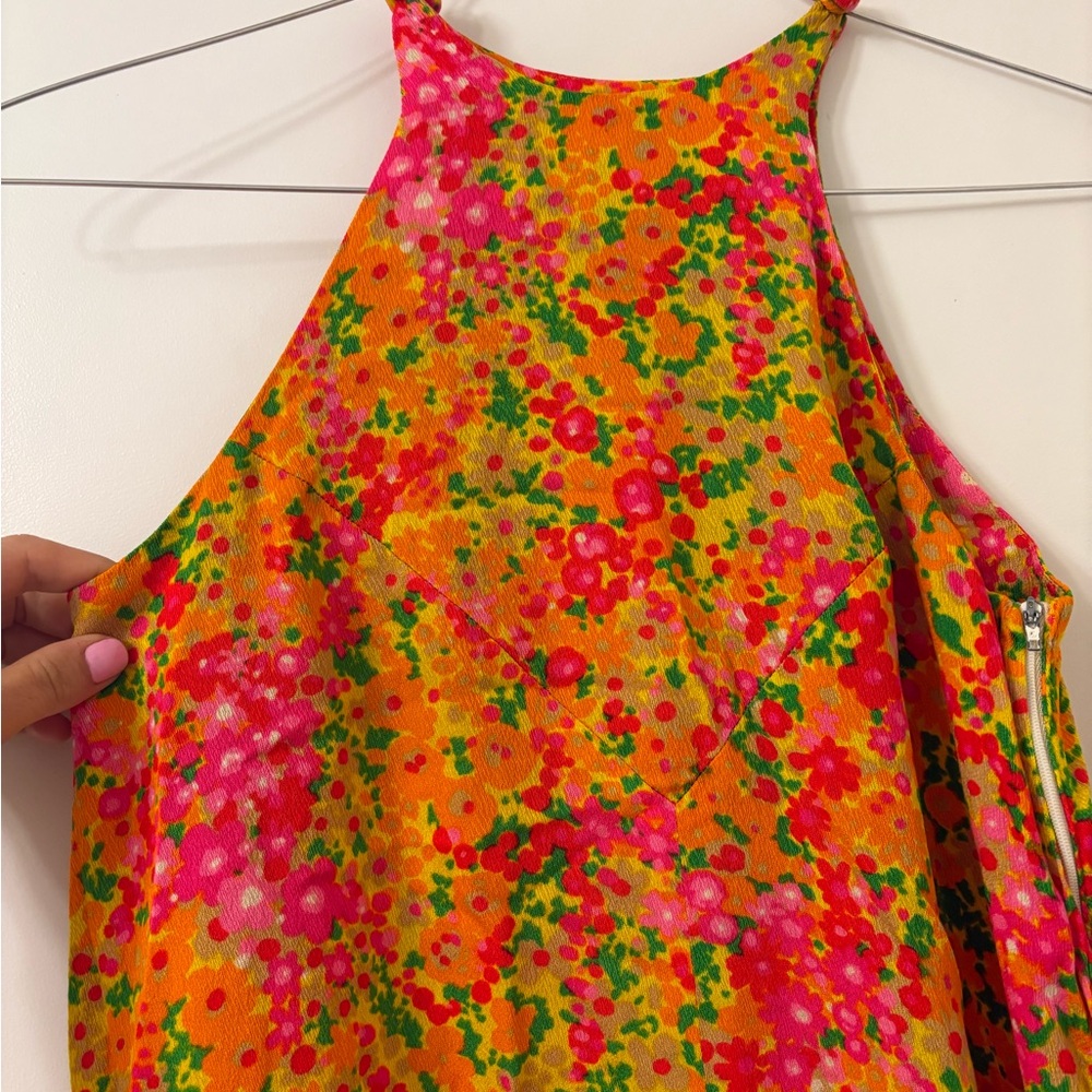 Floral Halter Dress